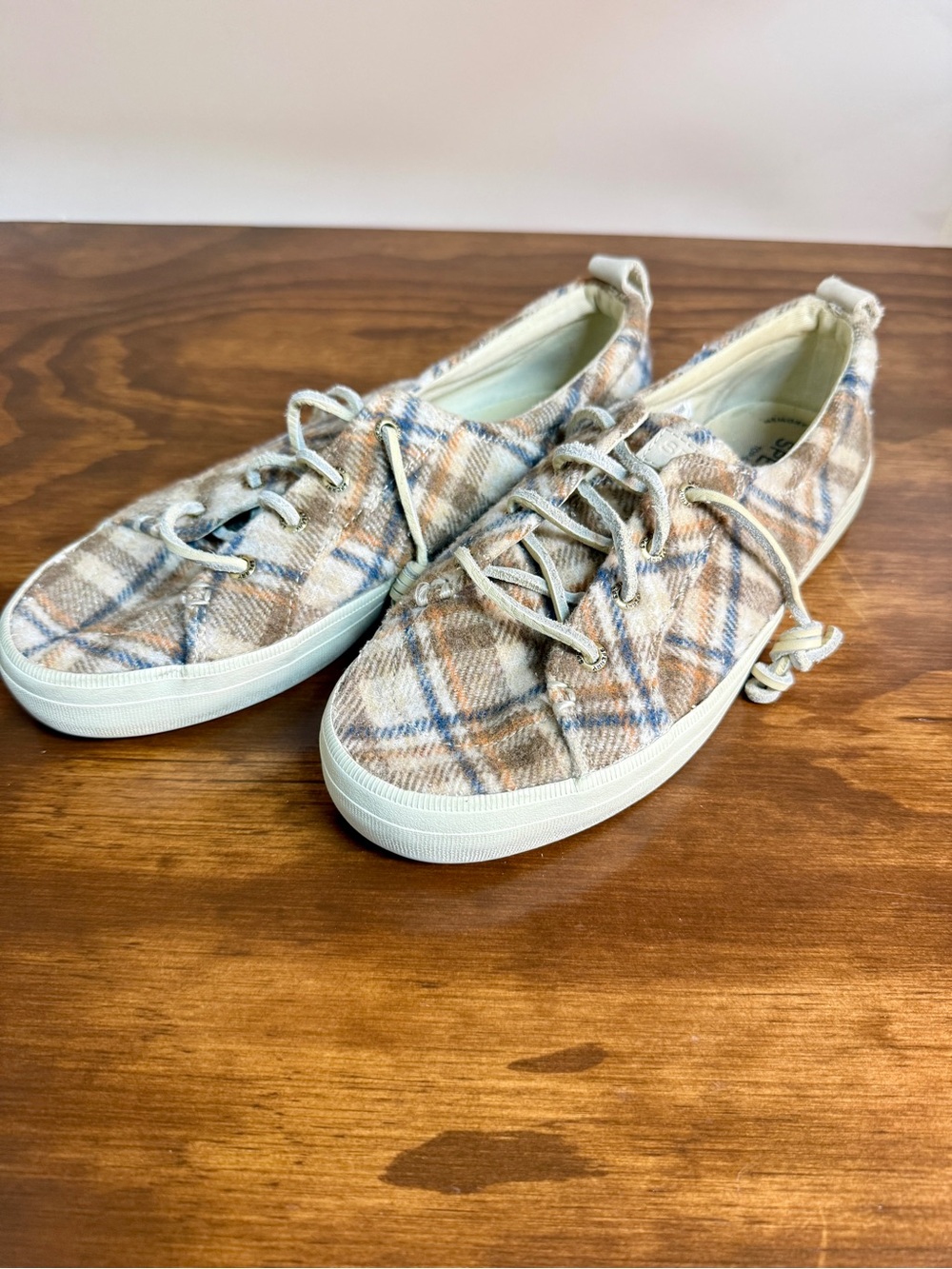 Plaid Sperry Top Siders Women's Loafers